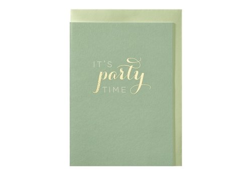 Papette Carte de vœux It's party Time