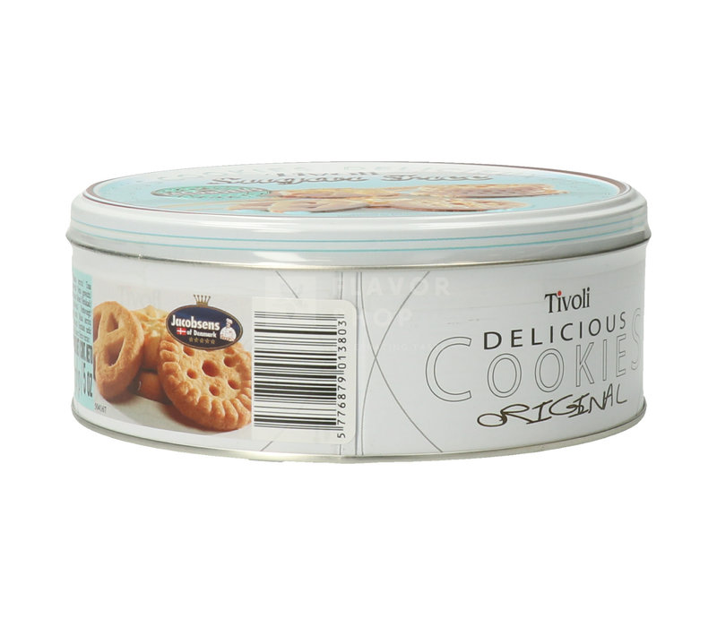 Boîte à  biscuits au beurre sans sucre Tivoli 150 g