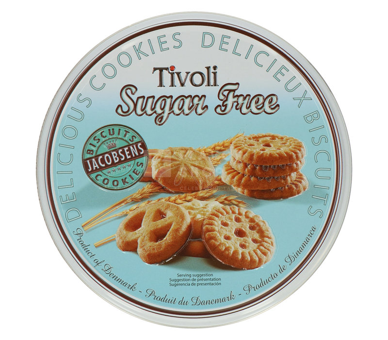 Tivoli Sugar Free Butter Cookies Can 150 g