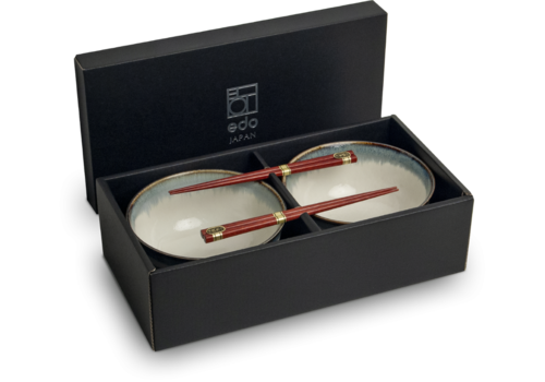 Edo Japan Ensemble Aurora Pokébowl 2 personnes - coffret cadeau