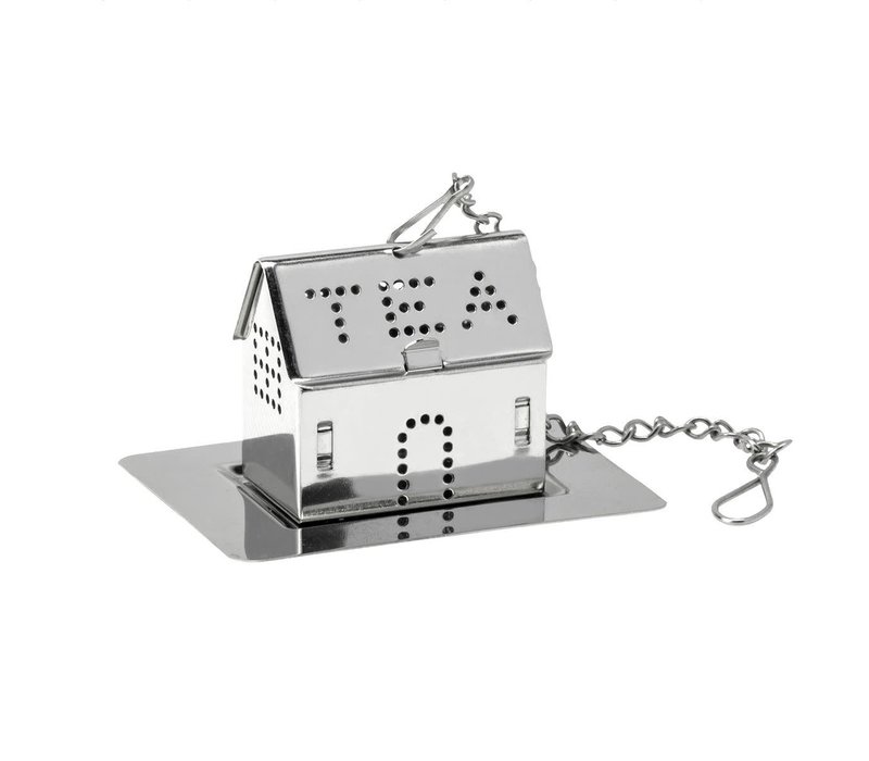 Tea strainer - House with coaster