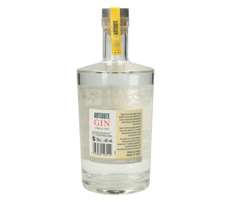 Antidote Gin Citron de Corse 70 cl