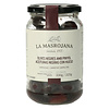 La Masrojana Schwarze Oliven mit Kern 220 g