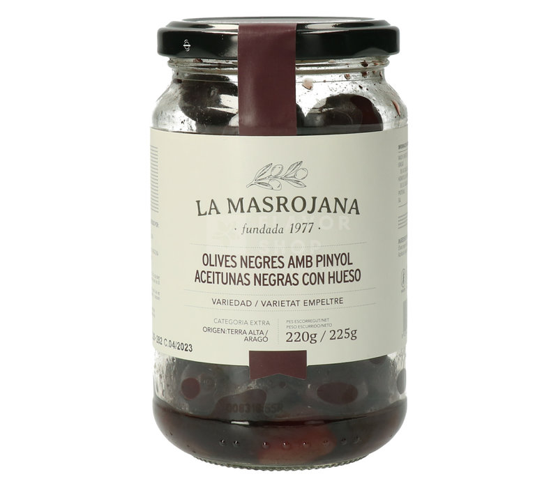 Olives noires avec noyau 220 g