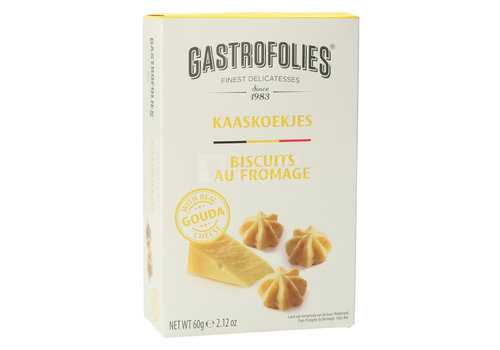 Gastrofollies Cheese biscuits 60 g