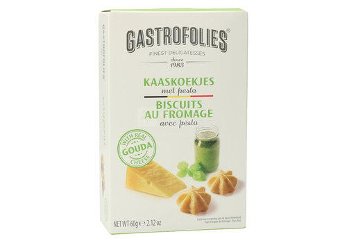 Gastrofollies Cheese biscuits with pesto 60 g