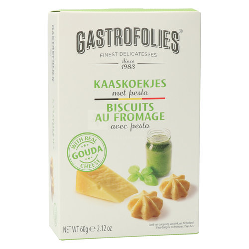 Kaaskoekjes met pesto 60 g 