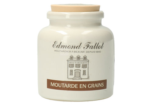Edmond Fallot Mustard with mustard seeds in stone pot 250 g