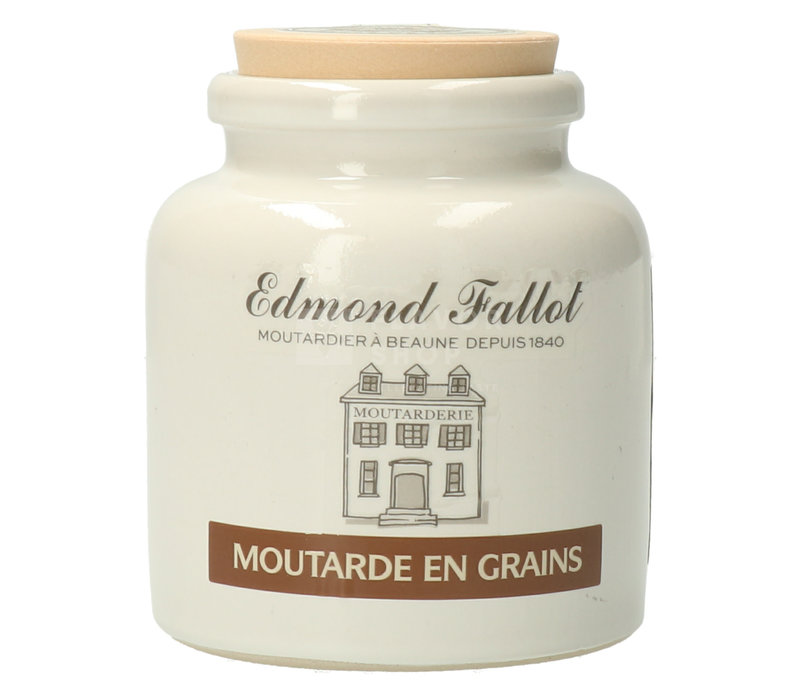 Moutarde aux graines de moutarde en pot de pierre 250 g