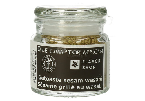 Le Comptoir Africain x Flavor Shop Geröstete Sesamkörner mit Wasabi 40 g
