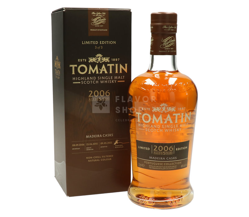 Tomatin Whiskey - Portuguese Trio Madeira Cask 70 cl