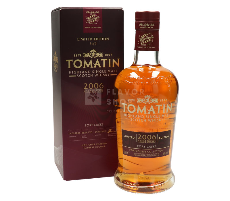 Tomatin Whiskey - Portuguese Trio Port Cask 70 cl