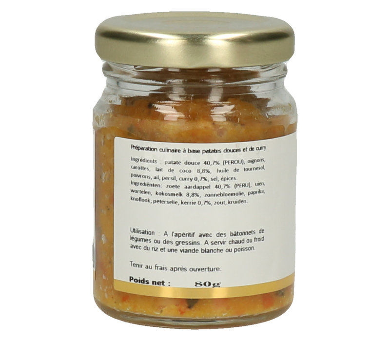 Tapenade with sweet potato, coconut and curry 80 g