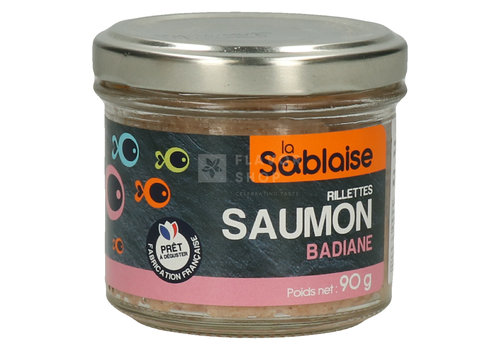 La Sablaise Rillette de saumon badiane 90 g