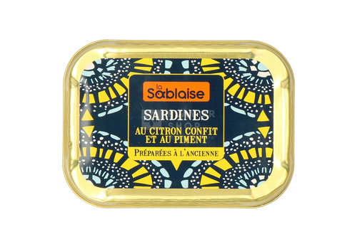 La Sablaise Sardines met gekonfijte citroen en piment (4 à 6 stuks)