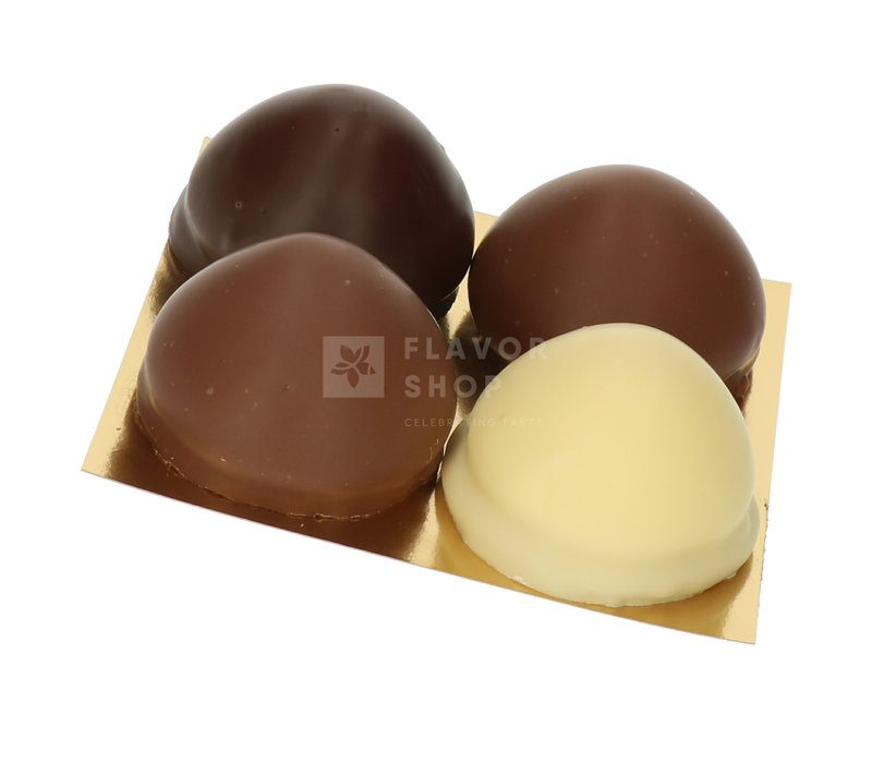 Traditional chocolate kisses mix 4 pieces - 150 g