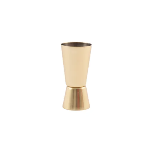 Cocktail measure made of stainless steel gold 30/50ml 