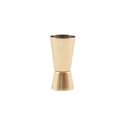 Cocktailmaatje uit rvs goud 30/50ml 