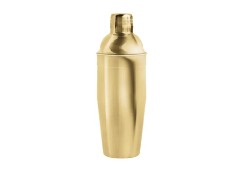 Point Virgule Cobbler shaker made of stainless steel gold 750ml