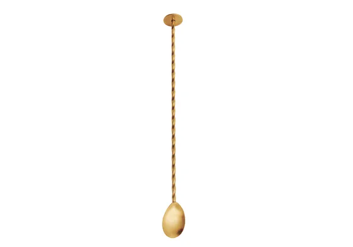 Point Virgule Bar spoon made of stainless steel gold