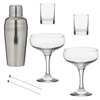 Ravenhead Entertain 7-piece set for martini cocktails