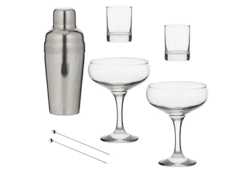 Ravenhead Entertain 7-piece set for martini cocktails