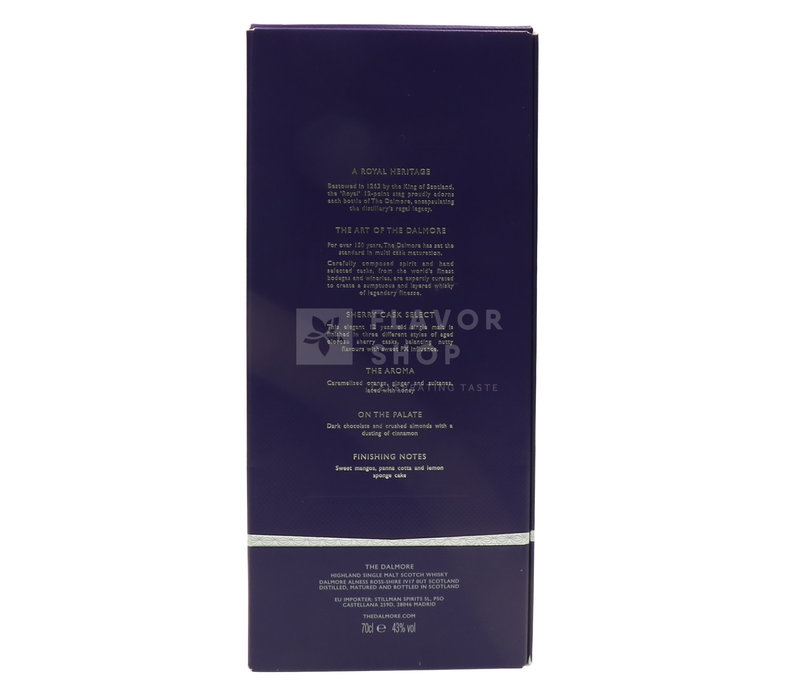 Dalmore 12Y Sherry Select Whiskey 70 cl
