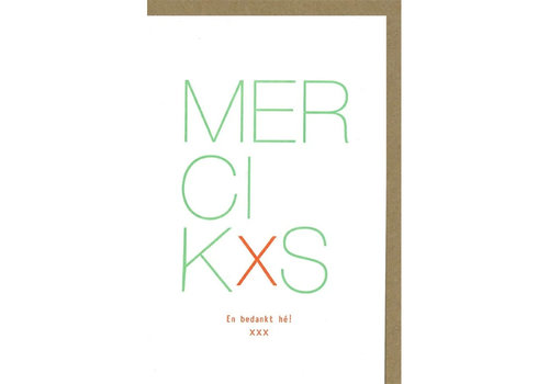 Papette Mercikxes greeting card