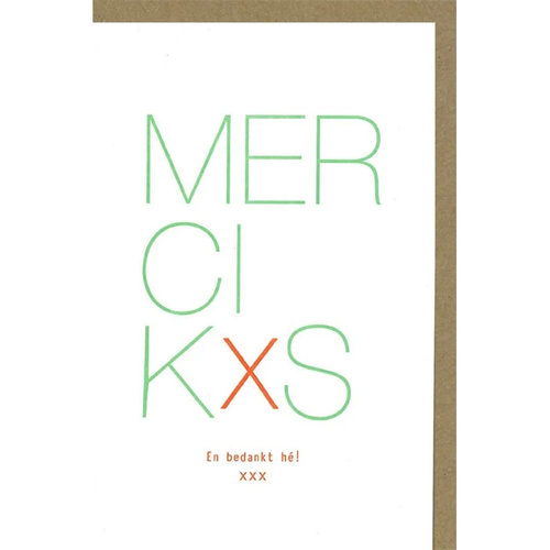 Mercikxes greeting card 