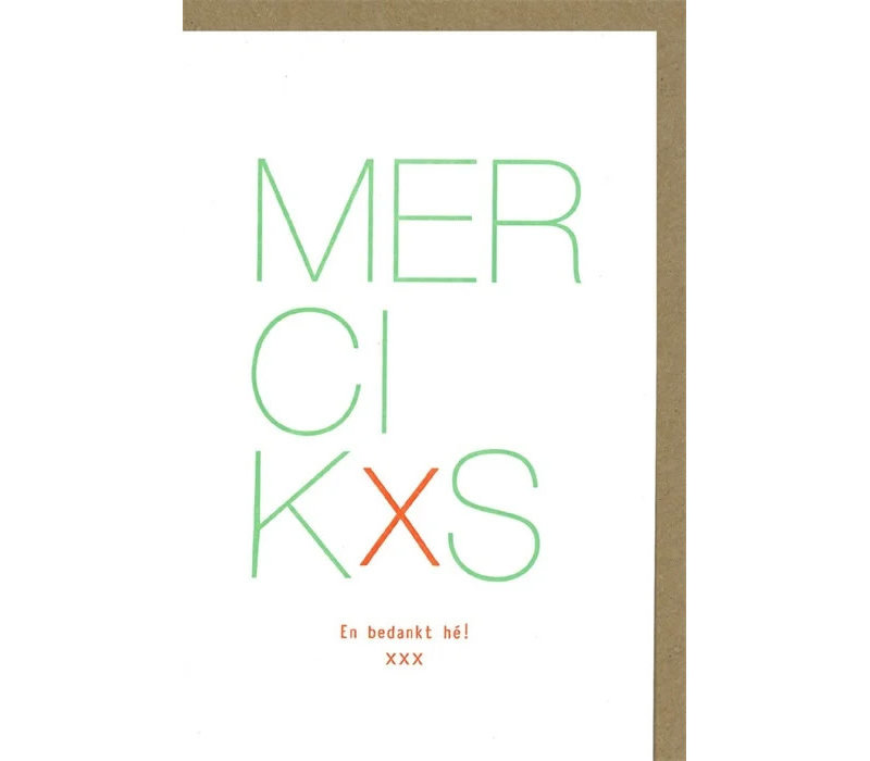 Mercikxes-Grußkarte