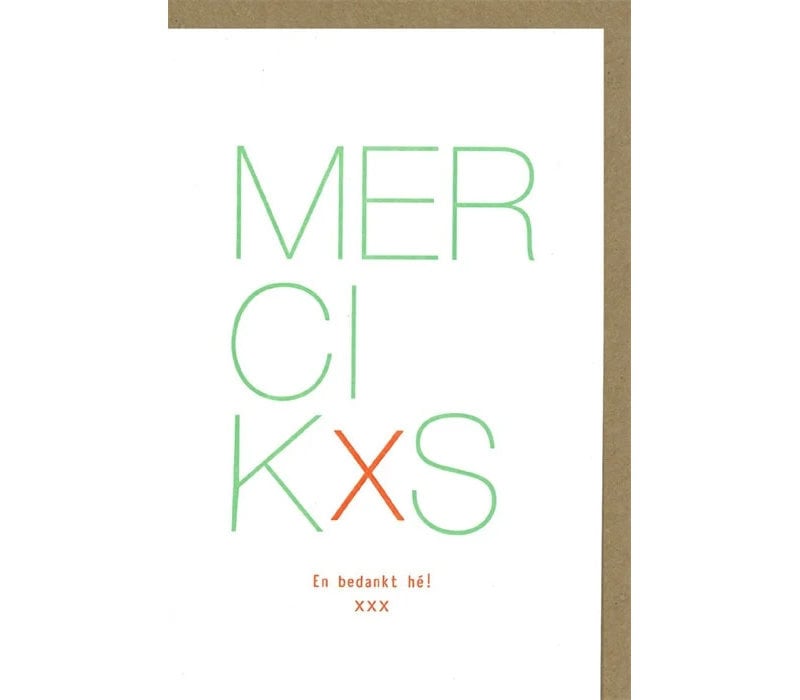 Mercikxes wenskaart
