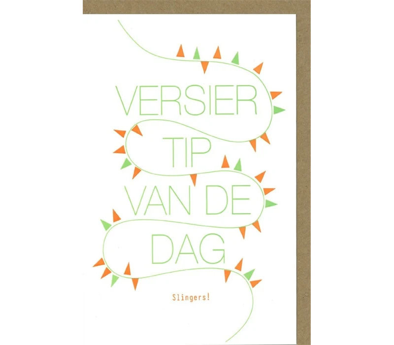 Decoration tip of the day greeting card