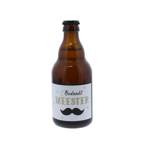 Bier Bedankt Meester 33 cl 