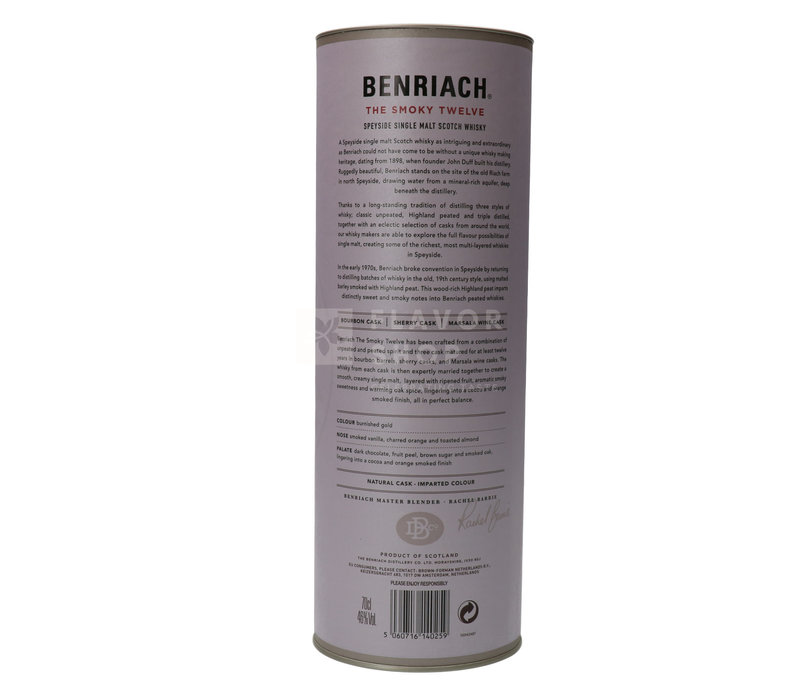 BenRiach Smoky 12 Jahre 70 cl