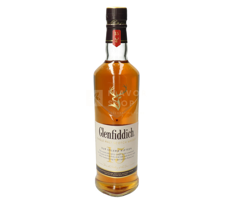 Glenfiddich 15 Ans Solera Whisky 70 cl