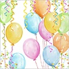 PPD Napkins Balloon Party 33x33 cm