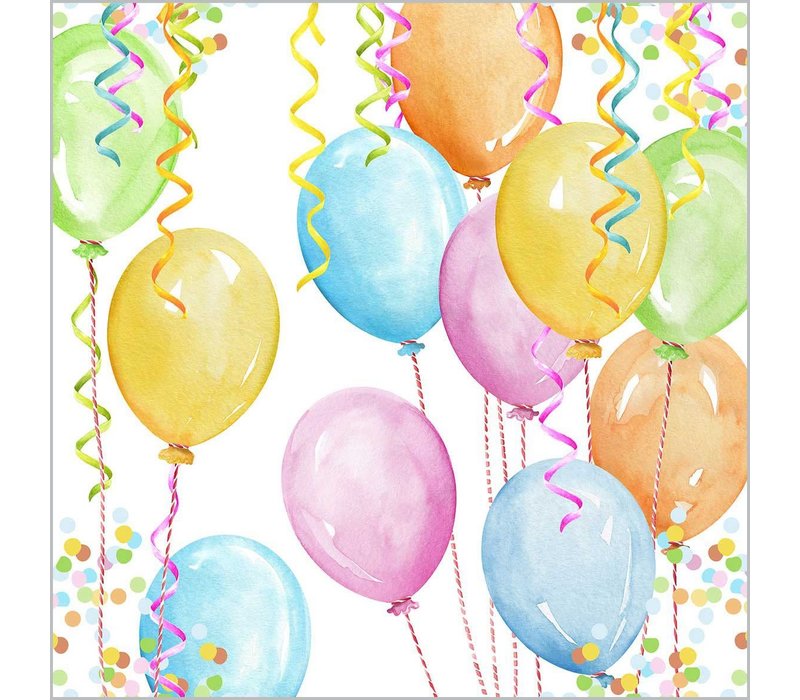 Napkins Balloon Party 33x33 cm