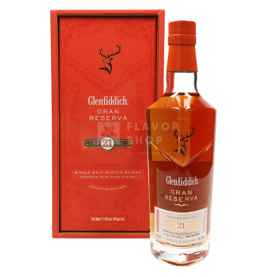 Glenfiddich 21 years Gran Reserva Rum Cask Finish 70 cl