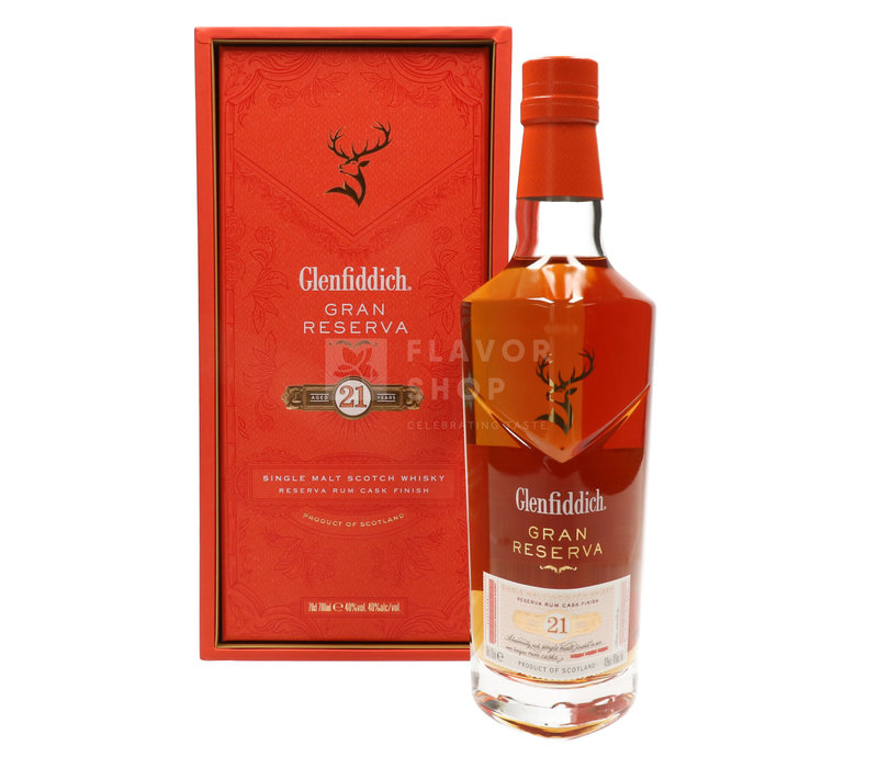 Glenfiddich 21 Jahre Gran Reserva Rum Cask Finish 70 cl