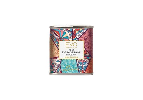 Lamantea Extra virgin olive oil can Mosaico 100 ml