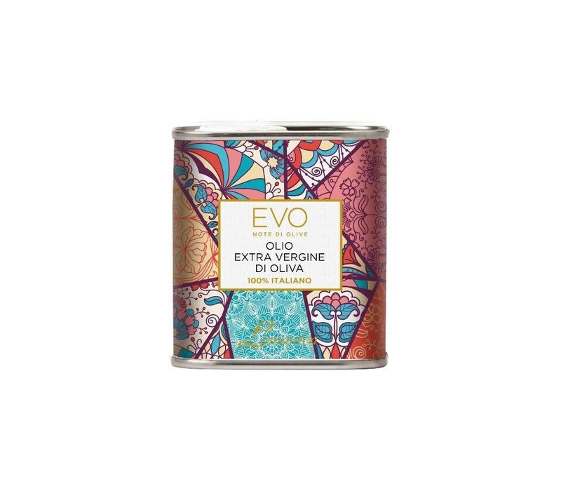 Extra virgin olive oil can Mosaico 100 ml