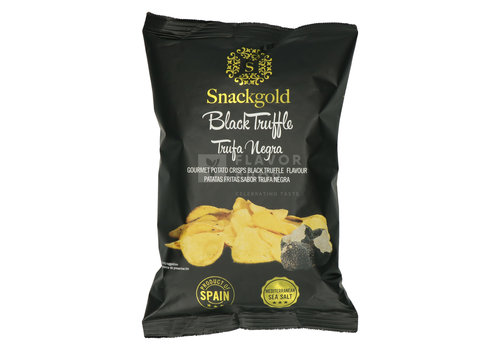 Snackgold Gourmet Chips Black truffle 125 g