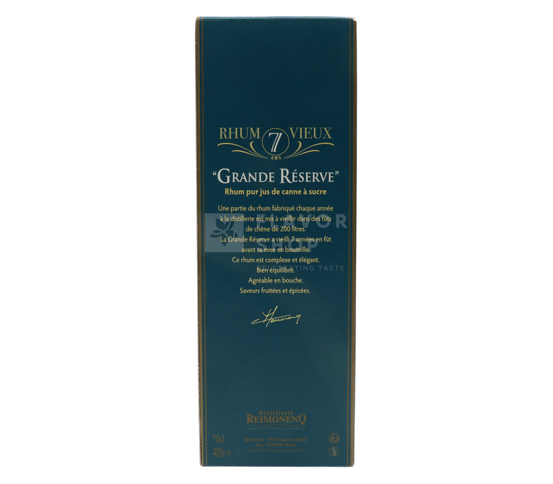 Rhum Reimonenq Grande Réserve 7 Y