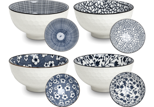 Edo Japan Japan Mix Bowlset 4 pcs - giftbox