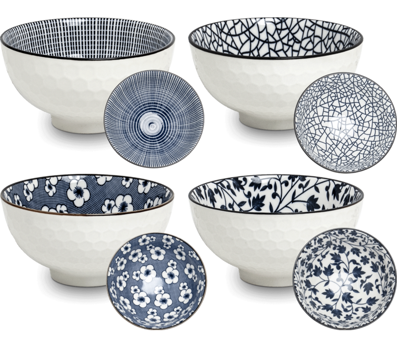 Japan Mix Bowl set 4 pcs - coffret cadeau