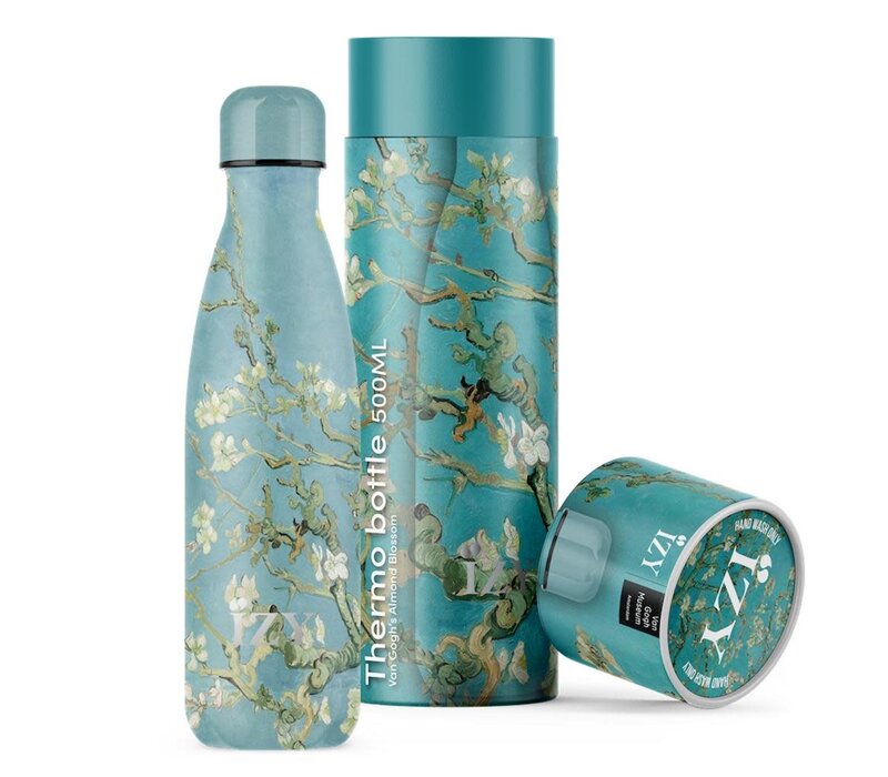 Trinkflasche 500 ml Van Gogh - Mandelblüte - Geschenkbox