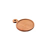 Point Virgule Hamburger board made of acacia wood with handle round ø 20cm FSC®