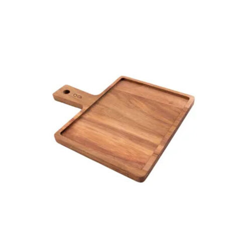 Hamburger board made of acacia wood with handle 30x25cm FSC® 