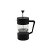 Point Virgule French press cafetière made of black glass 600ml