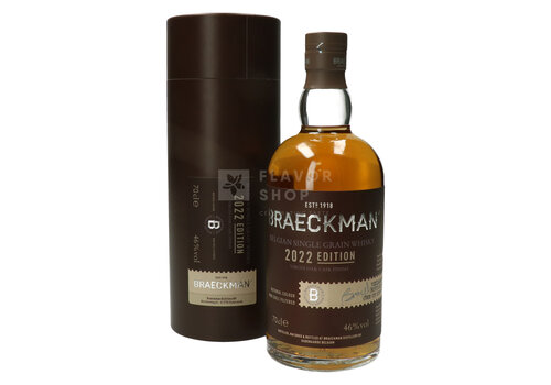 Braeckman Braeckman Single Grain Virgin Oak Whiskey 70 cl